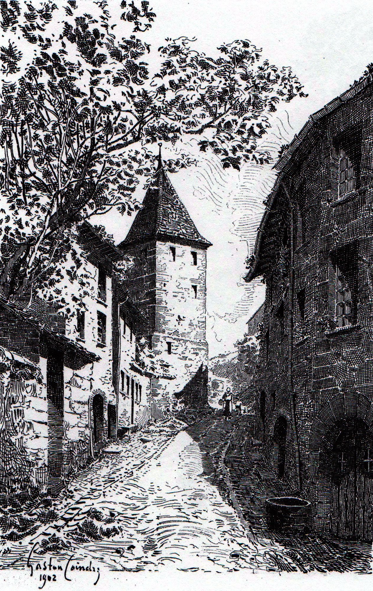 Gaston Coindre, Rue de Chambenoz