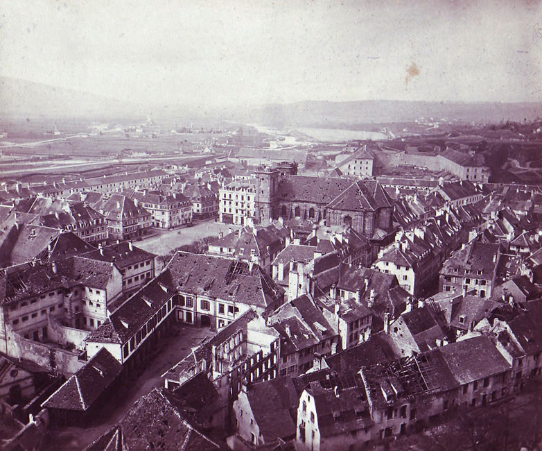 Adolphe Braun, Vue générale de Belfort, 1870