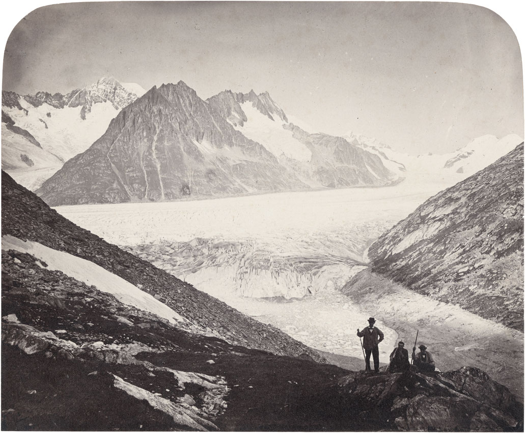 Adolphe Braun, Glacier d'Aletsch dans la canton du Valais, 1862-65