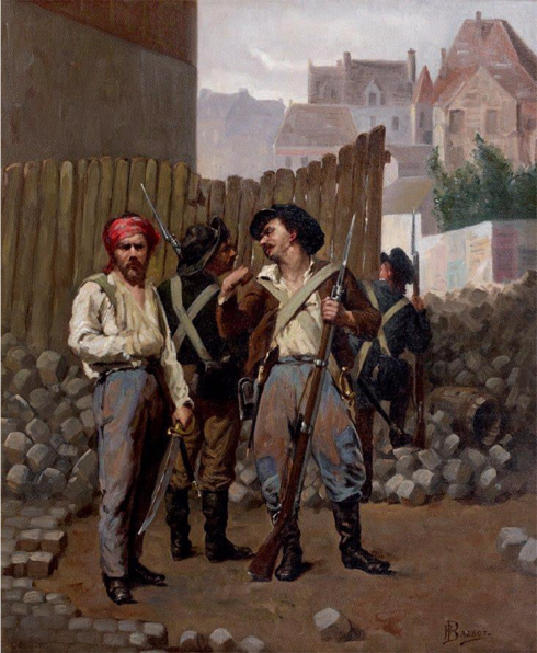 Ferdinand Bassot, Aux barricades