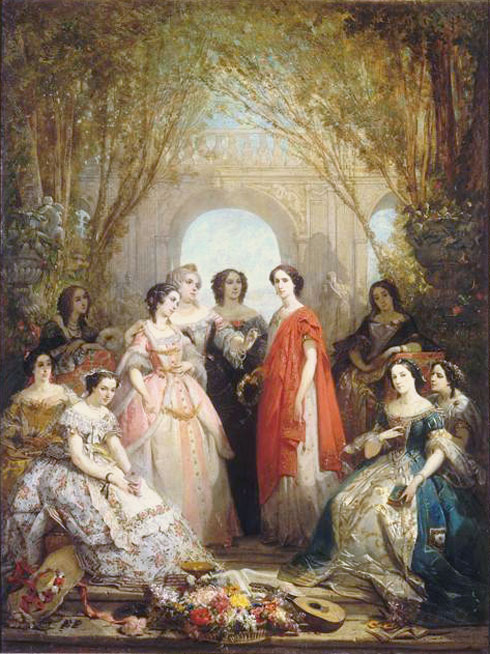 Faustin Besson, Dames sociètaires de la Comédie Française