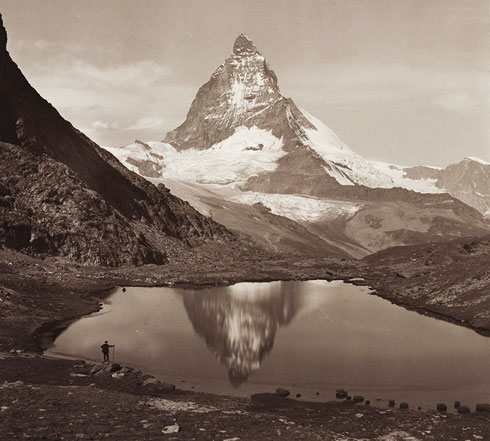 Adolphe Braun, Le Cervin et le lac Riffelsee