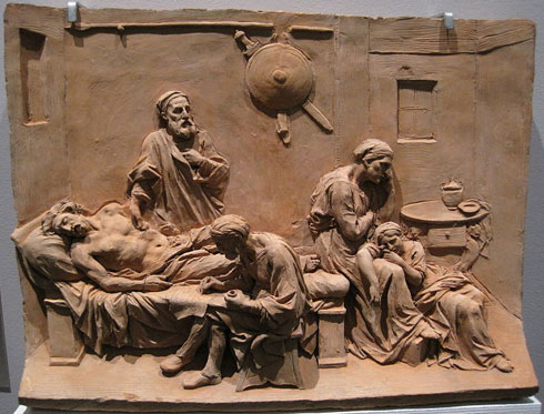 Luc Breton, Le Testament d'Eudamidas, musée des beaux-arts de Besançon