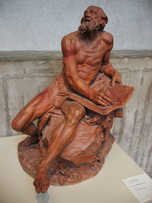 Luc Breton, Saint Jérôme écrivant, musée des beaux-arts de Besançon