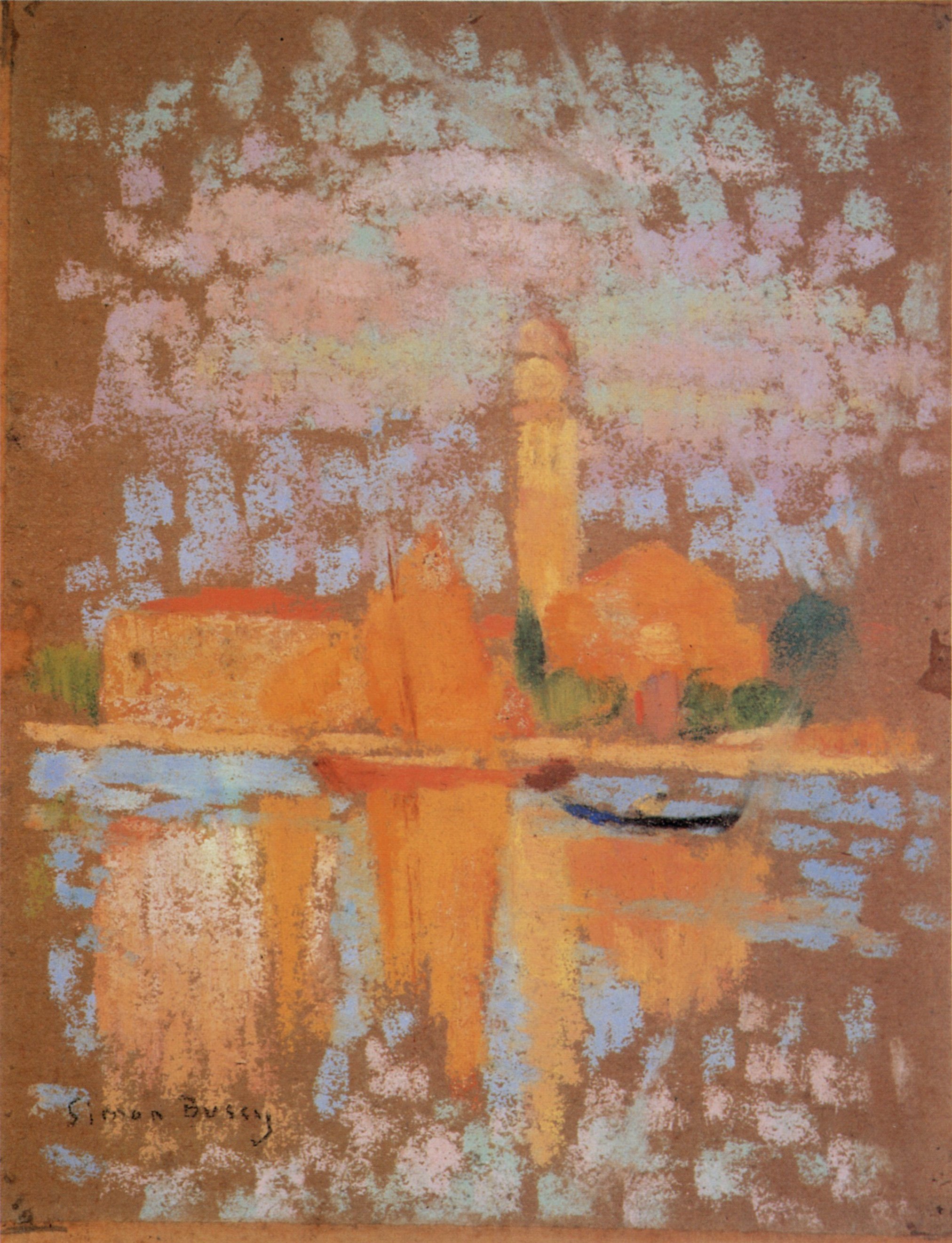 Simon Bussy, Dans la lagune.