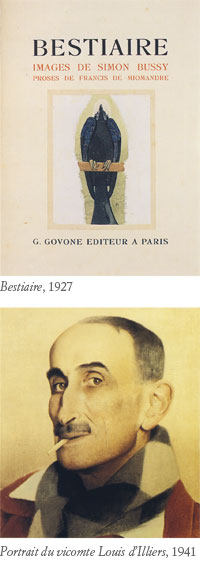 Simon Bussy, Bestiaire, vicomte Louis d'Illiers