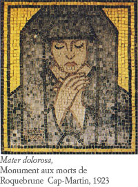 Simon Bussy,monument aux morts, Roquebrune Cap-Martin