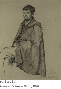 Simon Bussy, Paul Audra, portrait de Simon Bussy, 1892