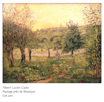 Albert Lucien Cadix, paysage près de Besançon