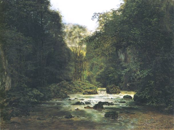 Albert Lucien Cadix, le ruisseau du puits noir