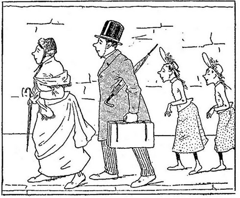 Christophe (Georges Colomb), la famille Fenouillard