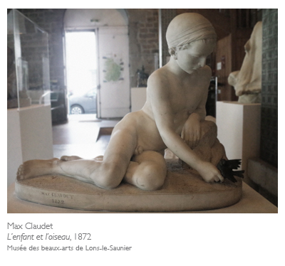 Max Claudet, L'enfant et l'oiseau, musée des beaux-arts de Lons-le-Saunier