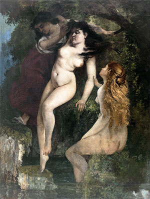 De Artibus Sequanis, Gustave Courbet, Les Trois baigneuses