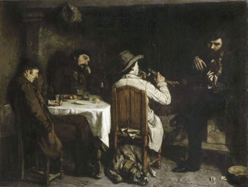 De Artibus Sequanis, Gustave courbet, Après-dîner à Ornans