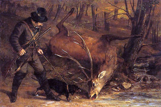 De Artibus Sequanis, Gustave Courbet, Le Chasseur allemand