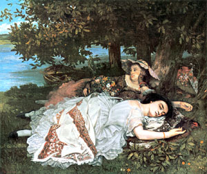 De Artibus Sequanis, Gustave Courbet, Demoiselles des bords de Seine