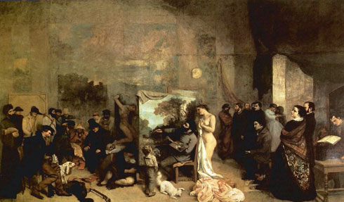 De Artibus Sequanis, Gustave courbet, L'Atelier du peintre