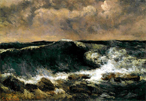 De Artibus Sequanis, Gustave courbet, La Vague