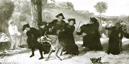 De Artibus Sequanis, Gustave Courbet, Le Retour de la conférence