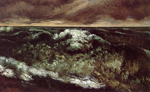 De Artibus Sequanis, Gustave courbet, mer démontée