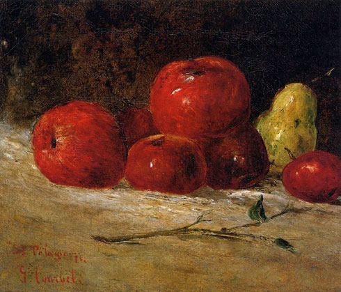 De Artibus Sequanis, Gustave courbet, Paysage, nature morte aux pommes et aux poires