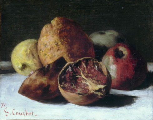 De Artibus Sequanis, Gustave courbet, Nature morte à la grenade