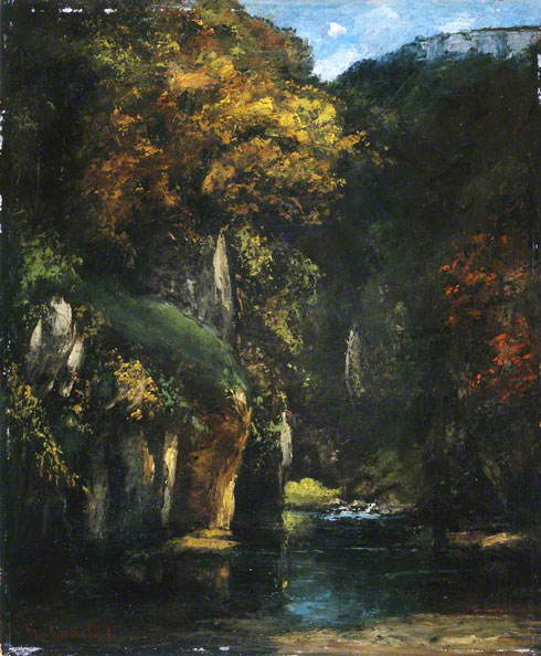 De Artibus Sequanis, Gustave courbet, Le Ruisseau du Puits Noir