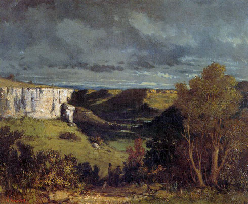 De Artibus Sequanis, Gustave courbet, Vallée de la Loue sous la tempête