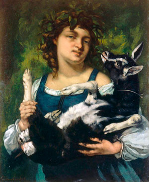 De Artibus Sequanis, Gustave Courbet, Villageoise au chevreau