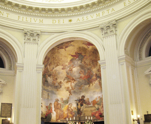 Jacques Courtois, Ascension de la vierge Marie