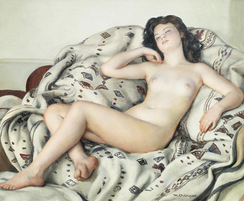 Maurice Ehlinger, Femme nue couchée