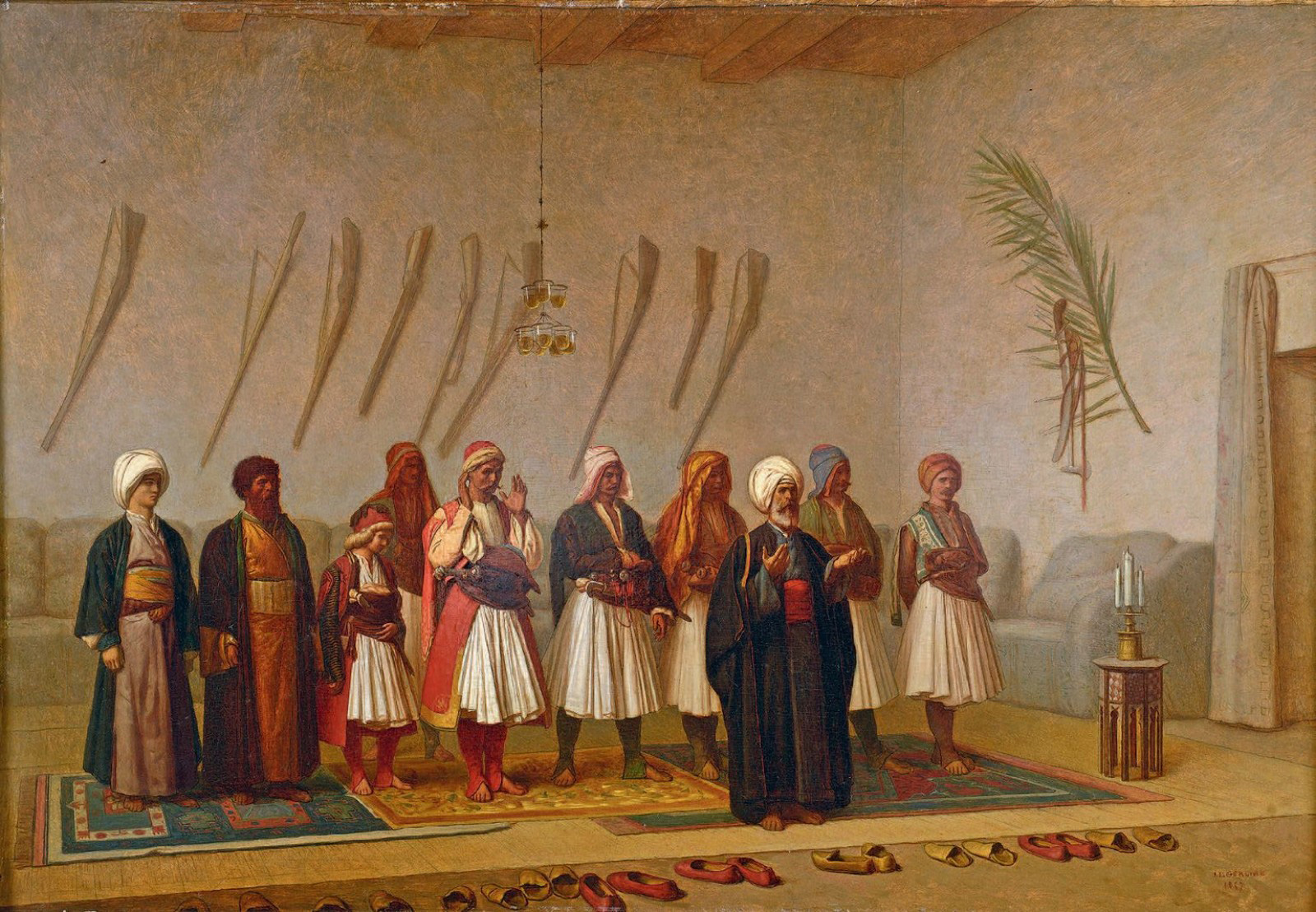 Jean-Léon Gérôme, Prière chez un chef arnaute