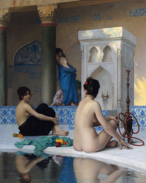 Jean-Léon Gérôme, Après le bain, collection particulière
