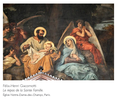 Félix-Henri Giacomotti, Le repos de la Sainte Famille, église Notre-Dame des Champs, Paris