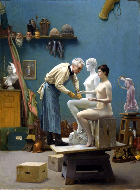 Jean-Léon Gérôme, Le modèle et l'artiste