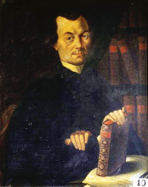 Jean-Jacques Hileken, Christ en croix entre la Vierge, saint Antoine et Antoine de Granvelle, 1575