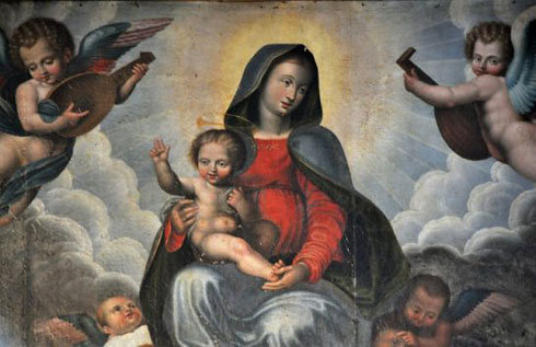 Sille de Loisy, Vierge aux Saints