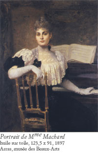 Jules Machard, portrait de madame Jules Machard, 1897
