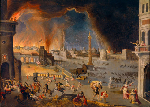 Jean Maublanc, La prise de Troie