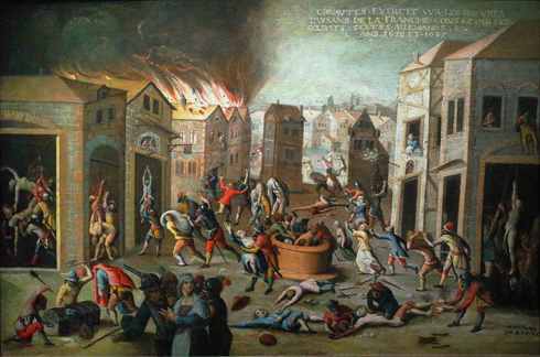 Pierre Maublanc, Massacres de la guerre