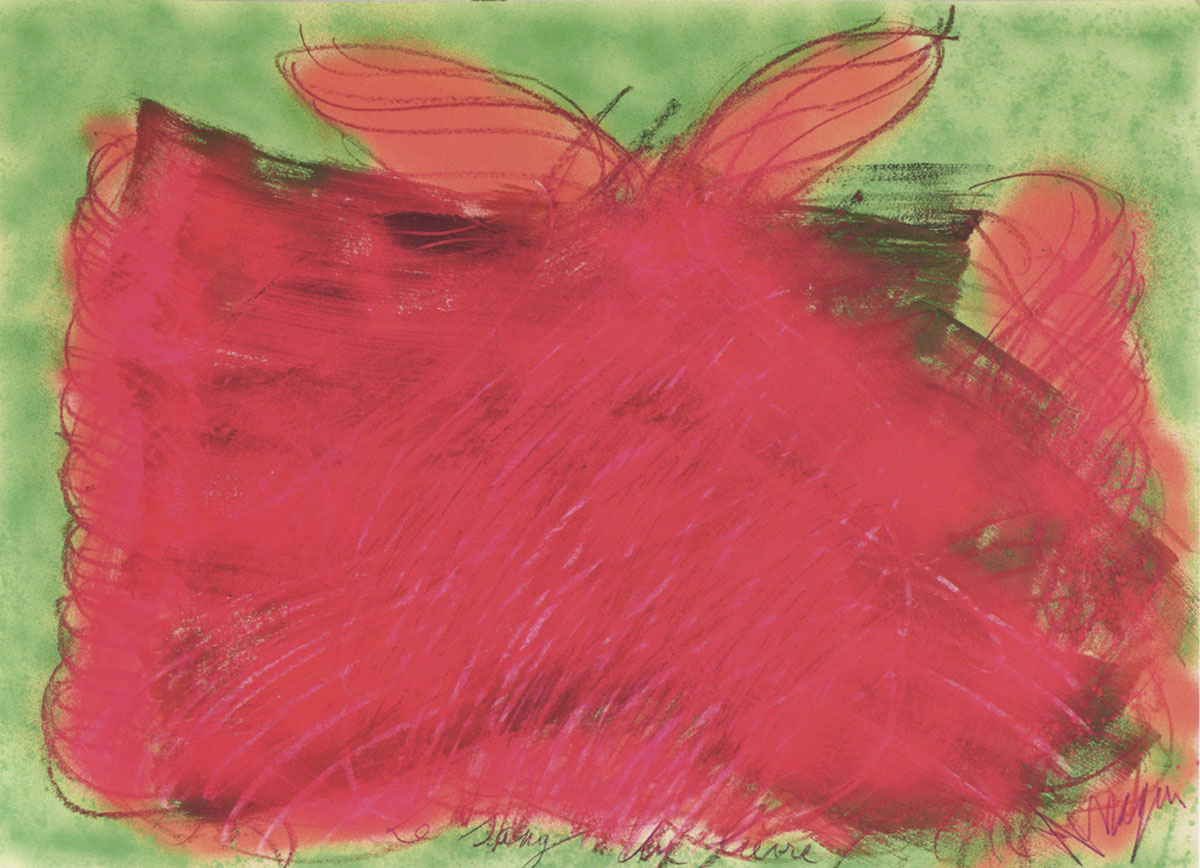 Jean Messagier, Le Sang du lièvre