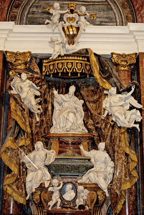 Pierre-Étienne Monnot, sépulture du pape Grégoire XV