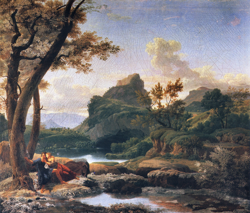 Jean-Pierre Péquignot, Paysage avec Angélique et Médor