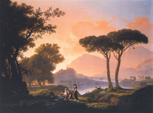 Jean-Pierre Péquignot, Paysage napolitain. Le soir