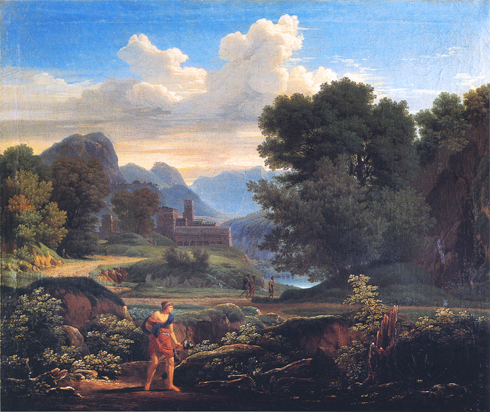 Jean-Pierre Péquignot, Chasseur dans un paysage