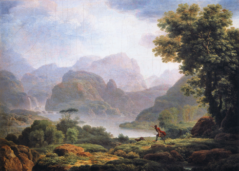 Jean-Pierre Péquignot, Paysage des environs de Cava dei Tirreni.