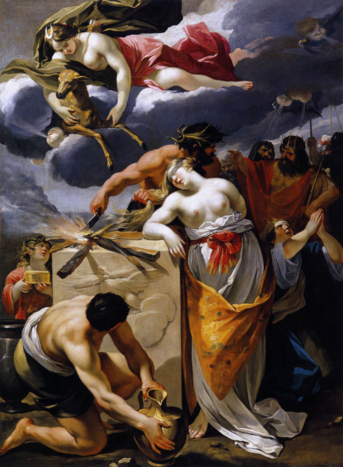 François Perrier, Le Sacrifice d'Iphigénie, musée des beaux-arts, Dijon