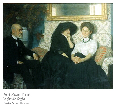 René-Xavier Prinet, la famille Saglio