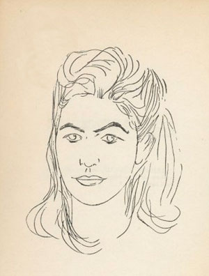 De Artibus Sequanis, les arts en Franche-Comté, Alice Rahon, dessin de Wolfgang Paalen pour Noir Animal