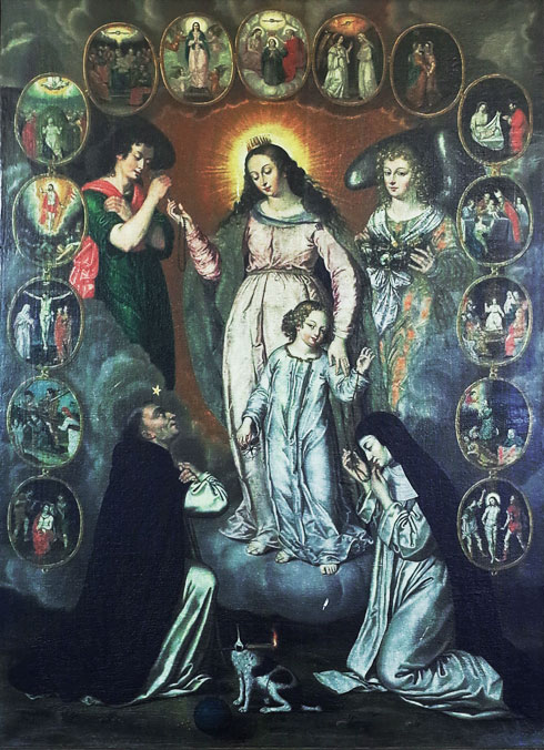 Philippe Richard, Remise du Rosaire, église Saint-Didier, Lavans-les-Dole, Jura, 1649